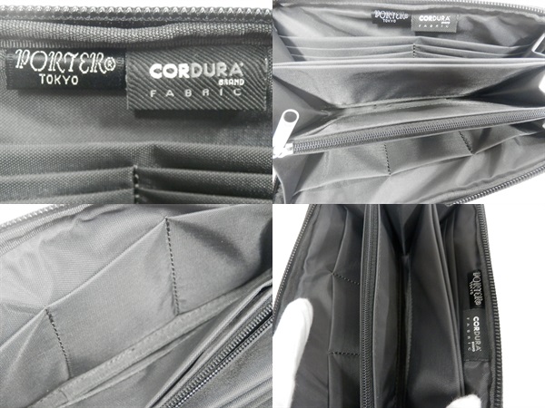 150H235■PORTER DILLポーターディル 長財布 ラウンドファスナー