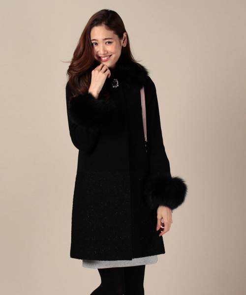初回版 ジャスグリッティー ファー付き切り替えコート BL2