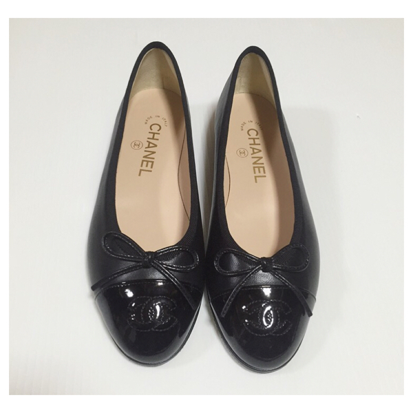 【未使用】CHANELシャネル、バレリーナ、36サイズ、ブラック