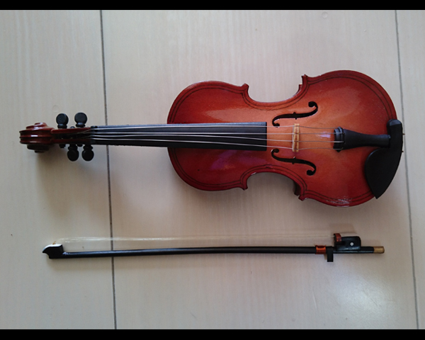 バイオリン型オルゴール☆Xmasプレゼント、自宅インテリアとして_1