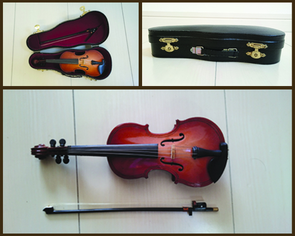 バイオリン型オルゴール☆Xmasプレゼント、自宅インテリアとして_2