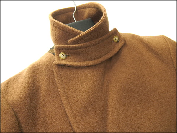 新品 BGボナジョルナータ メルトンウールPコートM茶★J23026