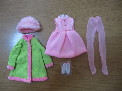 スキッパー当時物服#1747　Pink Princess検）ビンテージバービー