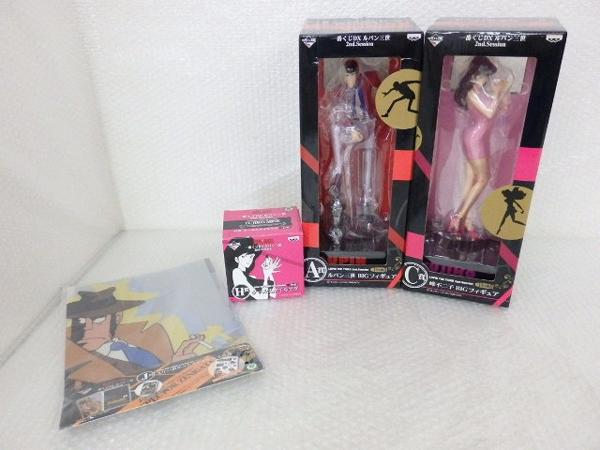 [処分]一番くじDX 2nd A賞ルパン，C賞 峰不二子，H賞マグ他[梱0.3]