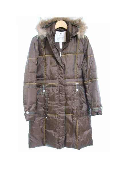 美品！アバクロンビー★ファー ダウンコート バーバリー L