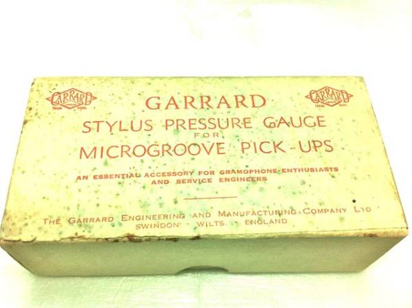 Garrard ガラード　針圧計
