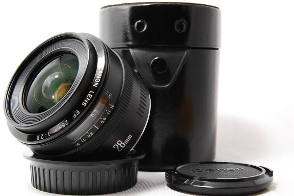 ☆超良品☆Canon キヤノン EF 28mm F2.8 ☆明るい単焦点☆ 極上品