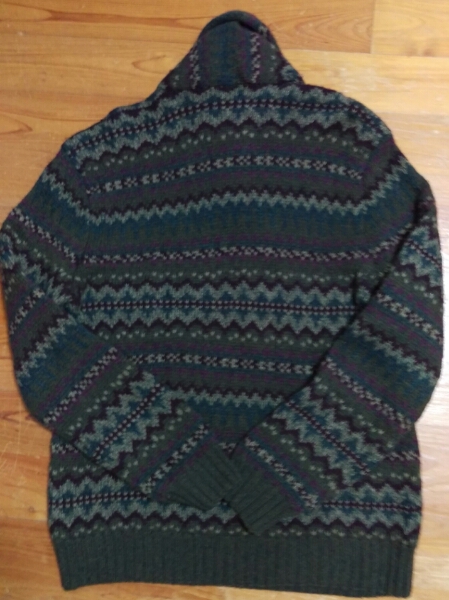 ラルフローレン ショールカラーニット L 海外買付 RRLラグビー