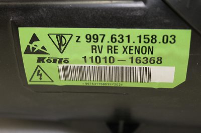 ポルシェ 997 右ヘッドライト 2007～