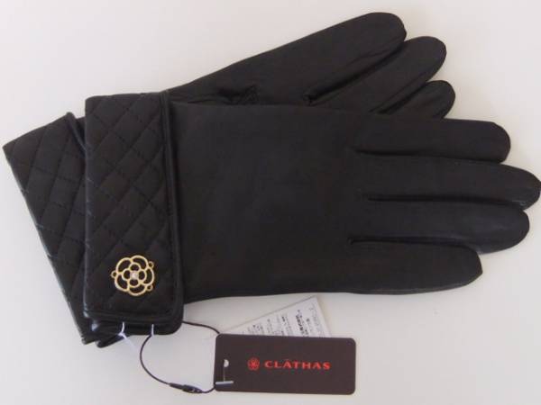 CLATHASクレイサス★カメリア レザー手袋新品タグ！送料140円