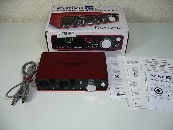 forcusrite scarlett 2i2 オーディオインターフェース dtm