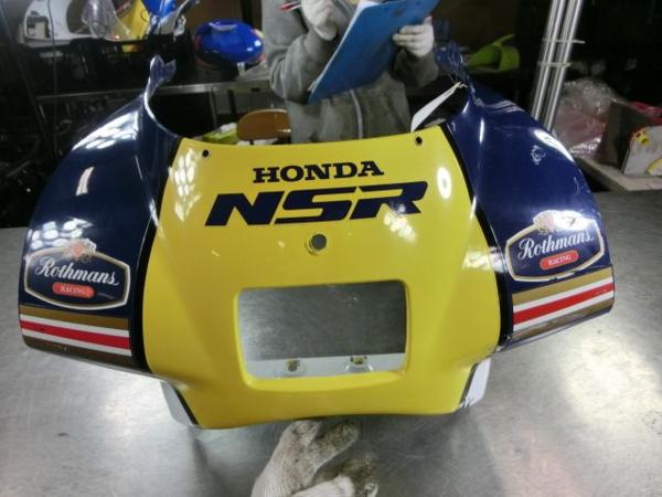 HONDA NSR250R SP ロスマンズ アッパーカウル NSR250R-SP アッパーカウル、フロントカウル☆ロスマンズ パーツ