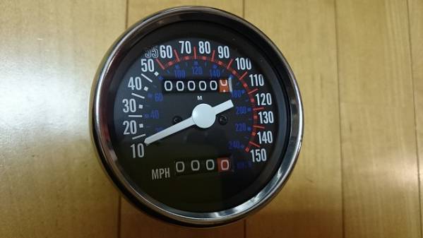 スピードメーター ショベル用 FXE FXS FXB マイル/キロ表示 メーター