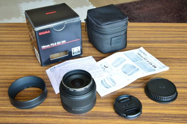 シグマ 19mm F2.8 EX DN ソニーEマウント用 美品☆ レンズ 一眼カメラ