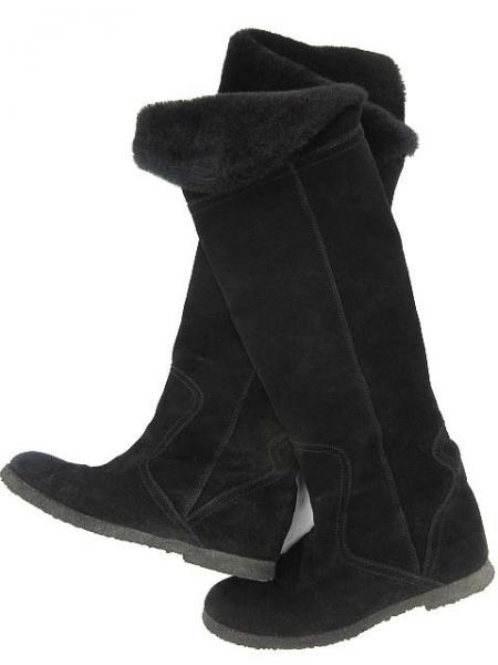 正規品，お買い得ロングブーツ スエード ファー 黒(23.0cm)｜売買されたオークション情報、yahooの商品情報をアーカイブ公開 - オークファン 靴