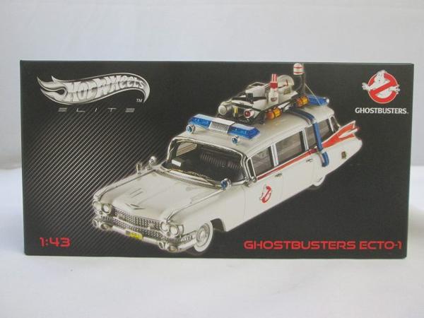 【未開封】ホットウィール 1/43 ゴーストバスターズ ECTO-1 未開ホットウィール エリート1/43ゴーストバスターズECTO-1梱0.1