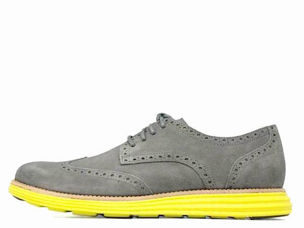 COLE HAAN LUNARGRAND WINGTIP コールハーン グレー×黄 US11