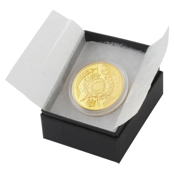 お値下げ。超レア品‼️早い者勝ち。明治3年旧20円金貨プルーフ（復刻） 明治3年銘旧20円金貨 復刻版 金鍍金 プルーフ調 化粧箱入り(金貨
