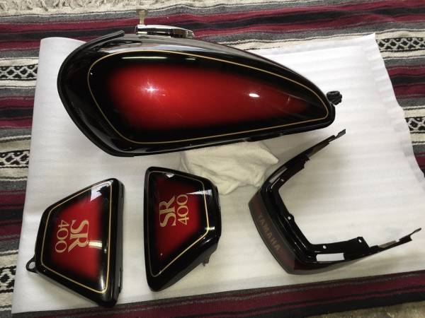 SR400 サンバースト 赤 ナロータンク セット 【公式通販】