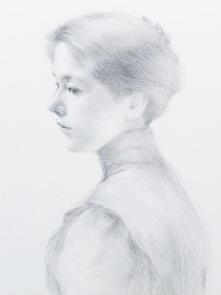 絵画館 芸術院会員 中山忠彦 リト「優しき相貌Ⅲ-E」直筆サイン 油彩