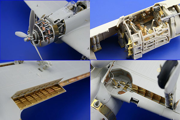 エデュアルド(BIG3251）1/32 零戦 二一型用フルエッチングセット