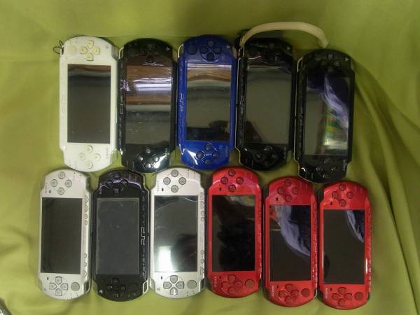 動作未確認】PSP-3000 2台 PSP-2000 3台 PSP-1000 5台 合計10台 【公式