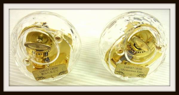 GARNET CROW オルゴール 2個セット/夢みたあとで/け3-28/8 GARNET CROW