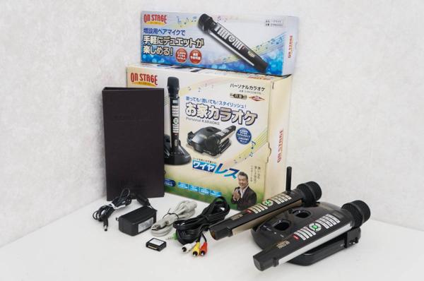 ON ON STAGE パーソナルカラオケ Z-PK121WT ペアマイク Z-PKD101付