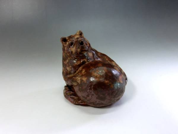本物保証，爆買い 水滴 古い備前焼狸置物 お茶道具 香行直 骨董品(備前)｜売買されたオークション情報、yahooの商品情報をアーカイブ公開 - オークファン 備前