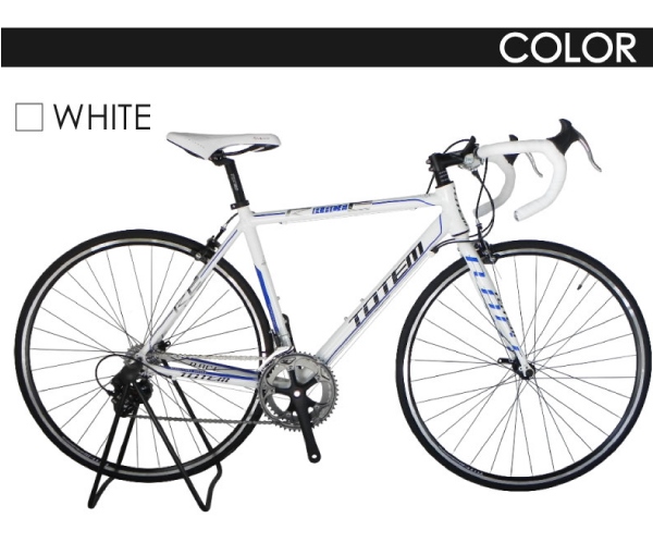 【再入庫】NEWモデル1円～TOTEMロード超軽量アルミ10.3Kg白