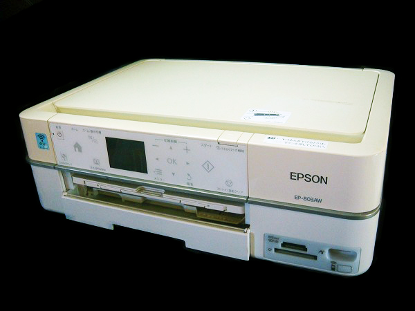 q123〇EPSON EP-803AW インクジェットプリンター 複合機 中古品