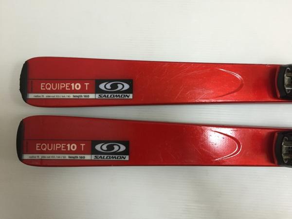 サロモン　SALOMON　EQUIPE 3V スキー板 レッド/イエロー Salomon Equipe 3V Race Ski 165 cm Great Condition NR | #128457151