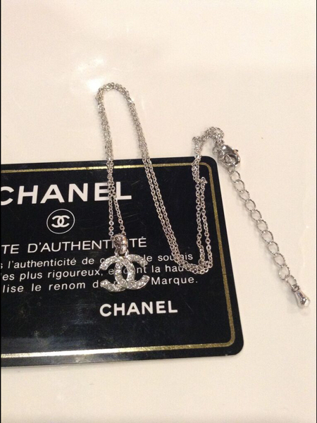 CHANEL ココマーク ネックレス シルバー ☆CHANELココマークネックレス