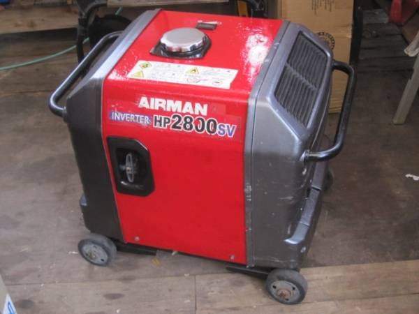 AIRMANインバーター発電機HP2800SV中古