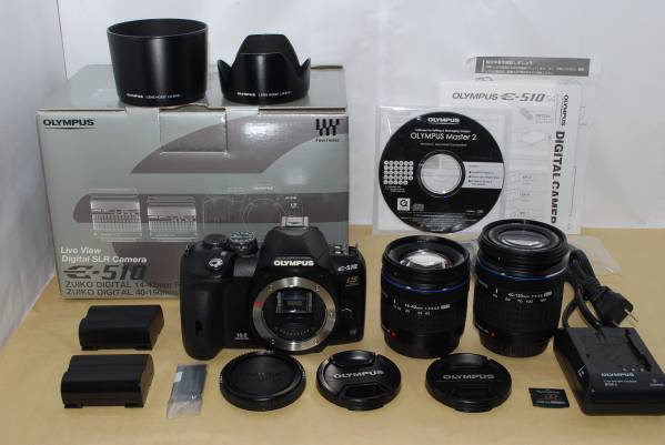 ★極上美品★ Olympus E-510 ダブルレンズキット おまけ付き