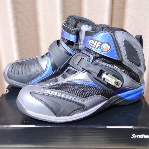 新品　elf　シンテーゼ14　銀/青　size42　26.5cm