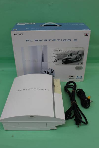 ●SONY ソニー PS3 プレステ CECHL00ホワイト HDDなし(ジャンク)