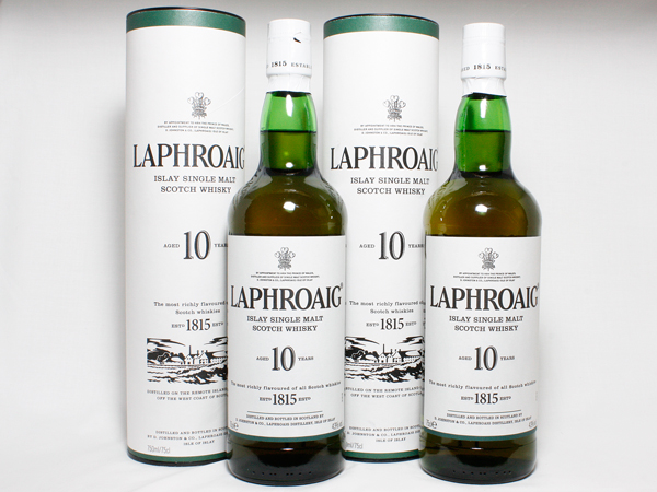◇ LAPHROAIG ラフロイグ 10年 750ml×2本セット 冊子 箱付