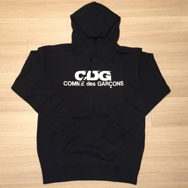 グッドデザインショップ限定 CDGエアラインロゴパーカ　黒L