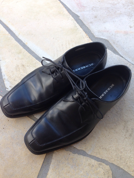 ほぼ新品！バーバリーの革靴 ビジネスシューズBurberry 24.5