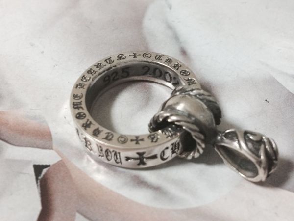 Chrome Hearts※ 正規品スクロール・ペンサーリング・ペンダント