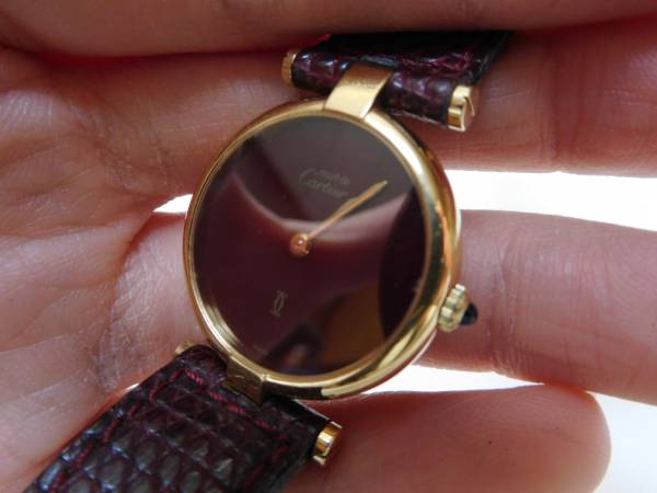1円～ジャンク品 カルティエ クォーツ 腕時計(コ-A7)
