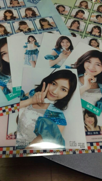 AKB48 渡辺麻友　生写真　月別大量セット AKB48 月別生写真 復刻版 11月 渡辺麻友 共通 5種コンプ 限定 【公式通販】