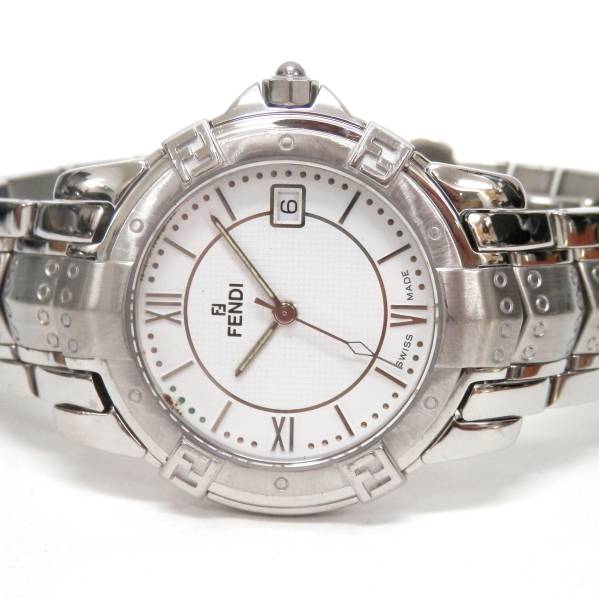 一円~フェンディ　メンズ　クォーツ　3500G　ユーズド品