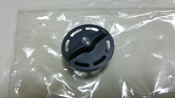 美品/シマノ:夢屋08ツインパワーアルミマシンカットドラグノブ