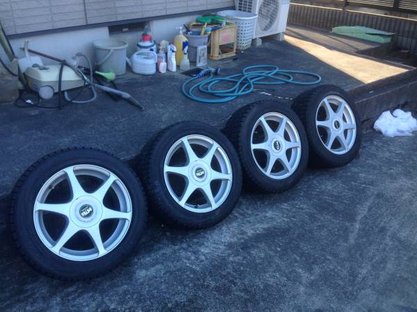205/55Ｒ16　スタッドレス付きアルミ4本 5穴 PCD100/114.3マルチ