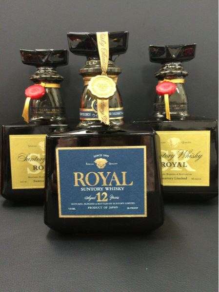 1円～☆SUNTORY サントリー ROYAL 12年・SR 3本セット 未開栓 名