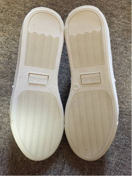 新品 piola／ピオーラ レザースニーカー サイズ43 ホワイト