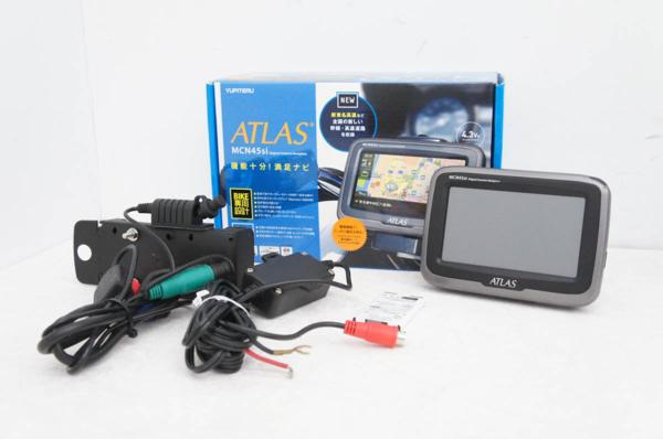 ■ユピテル バイク用ナビ 防水 Bluetooth MCN45si ATLAS■