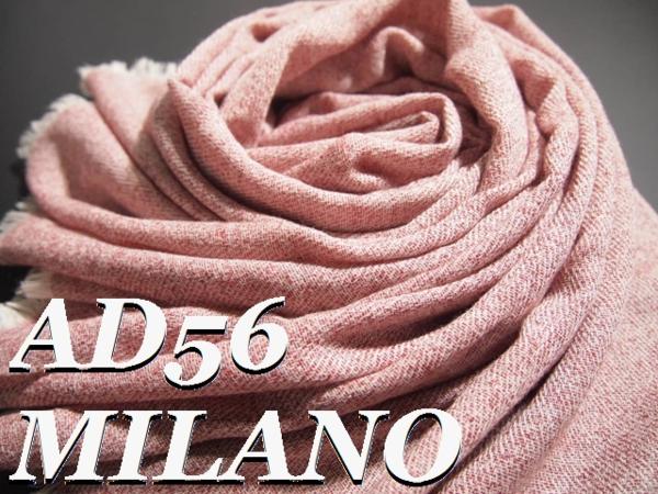 M3058f19◆AD56 MILANO 秋冬 伊製 ウールシルクストール◆rb